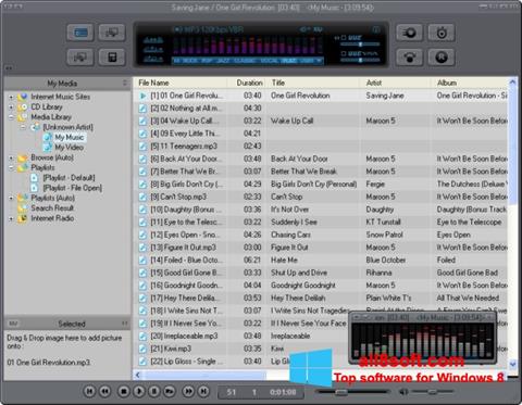Zrzut ekranu JetAudio na Windows 8