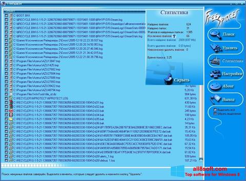 Zrzut ekranu FreeSpacer na Windows 8