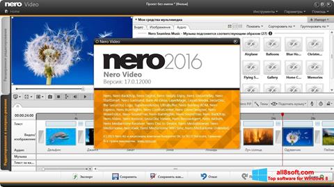 Zrzut ekranu Nero Video na Windows 8