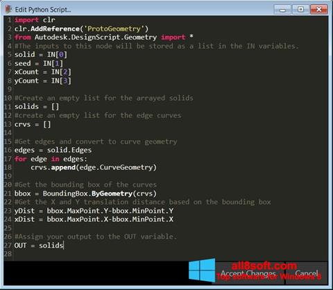 Zrzut ekranu Python na Windows 8