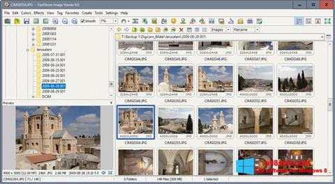 Zrzut ekranu FastStone Image Viewer na Windows 8