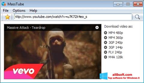 Zrzut ekranu MassTube na Windows 8