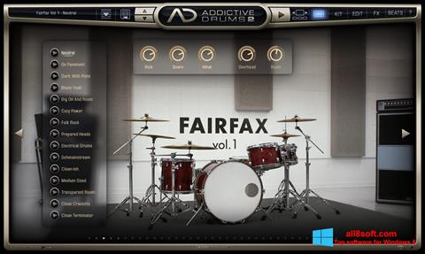 Zrzut ekranu Addictive Drums na Windows 8