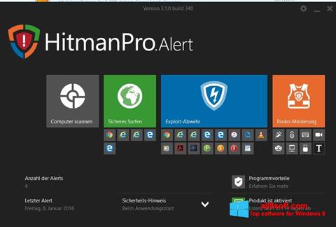 Zrzut ekranu HitmanPro na Windows 8