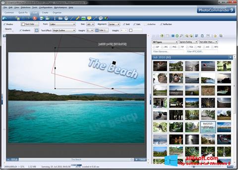 Zrzut ekranu Ashampoo Photo Commander na Windows 8