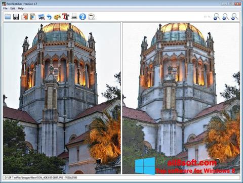 Zrzut ekranu FotoSketcher na Windows 8