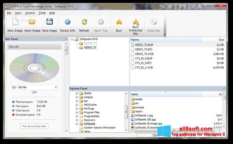 Zrzut ekranu DAEMON Tools Lite na Windows 8