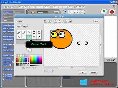 Zrzut ekranu Scratch na Windows 8