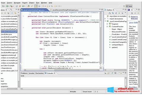 Zrzut ekranu Java Development Kit na Windows 8