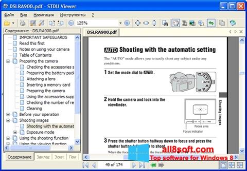 Zrzut ekranu STDU Viewer na Windows 8