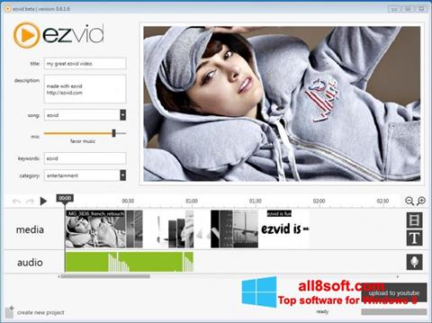 Zrzut ekranu Ezvid na Windows 8