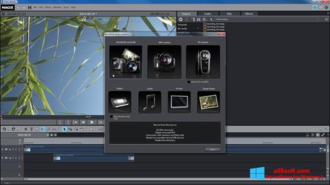 Zrzut ekranu MAGIX Movie Edit Pro na Windows 8