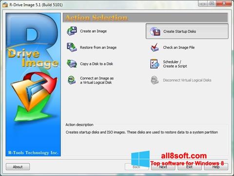 Zrzut ekranu R-Drive Image na Windows 8
