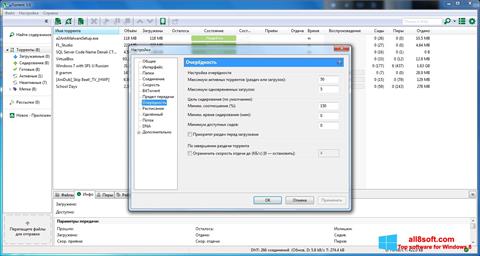 Zrzut ekranu uTorrent na Windows 8