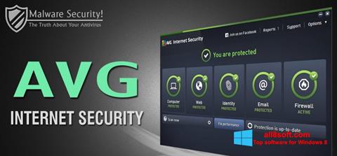 Zrzut ekranu AVG Internet Security na Windows 8
