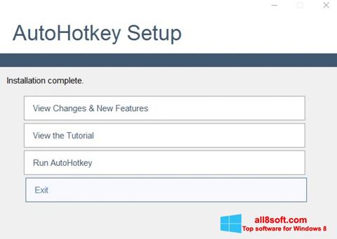 Zrzut ekranu AutoHotkey na Windows 8