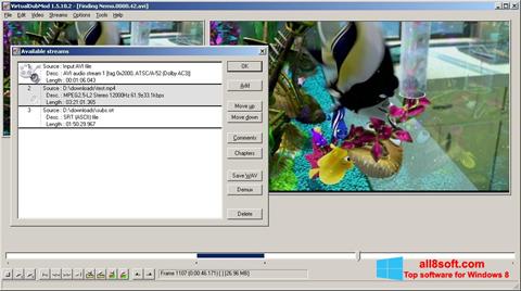 Zrzut ekranu VirtualDubMod na Windows 8