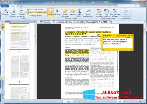 Zrzut ekranu Nitro PDF Reader na Windows 8