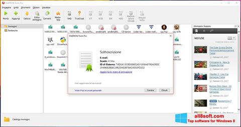 Zrzut ekranu DAEMON Tools Pro na Windows 8