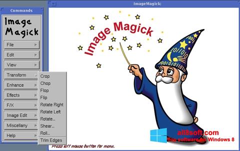 Zrzut ekranu ImageMagick na Windows 8