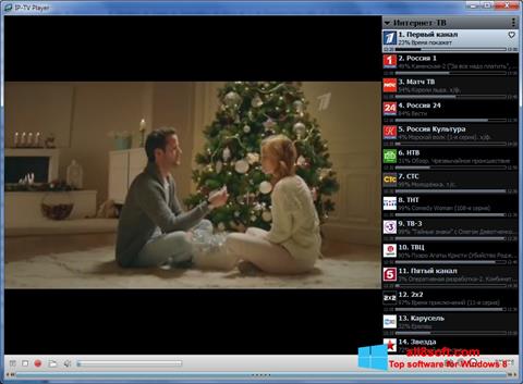 Zrzut ekranu IP-TV Player na Windows 8