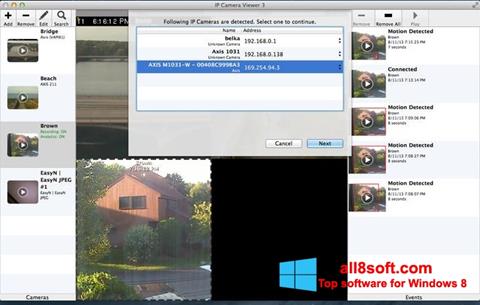 Zrzut ekranu IP Camera Viewer na Windows 8