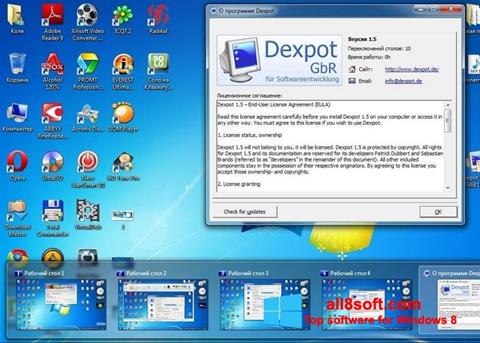 Zrzut ekranu Dexpot na Windows 8
