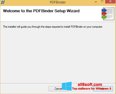 Zrzut ekranu PDFBinder na Windows 8