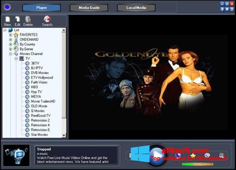 Zrzut ekranu Online TV Live na Windows 8