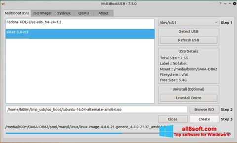Zrzut ekranu MultiBoot USB na Windows 8