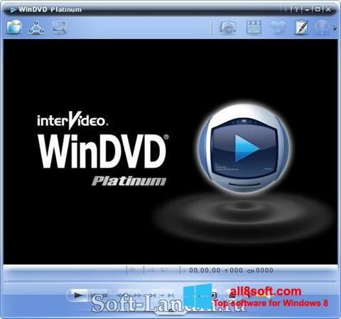 Zrzut ekranu WinDVD na Windows 8