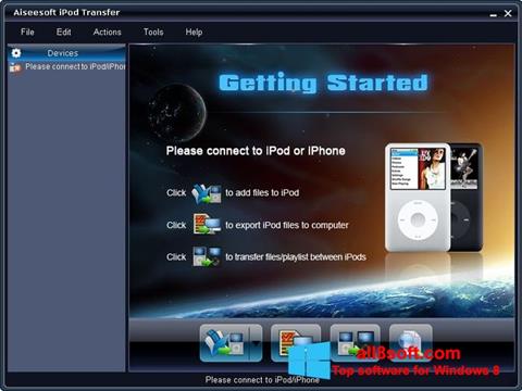 Zrzut ekranu iPhone PC Suite na Windows 8