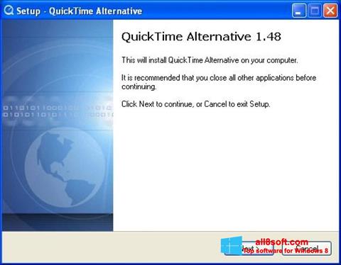 Zrzut ekranu QuickTime Alternative na Windows 8