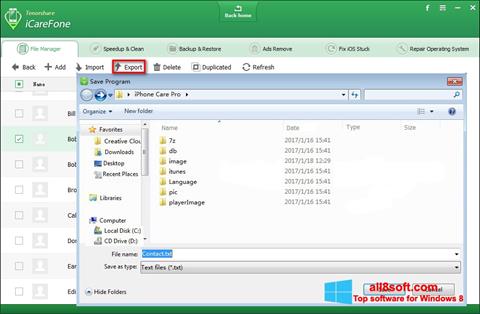 Zrzut ekranu KeepSafe na Windows 8