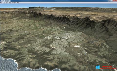 Zrzut ekranu NASA World Wind na Windows 8