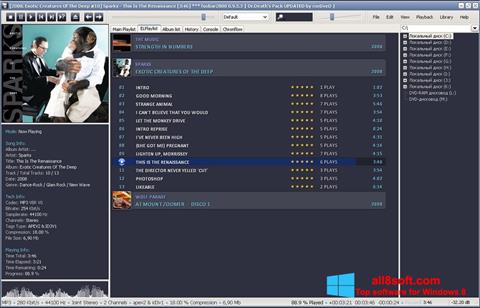 Zrzut ekranu Foobar2000 na Windows 8